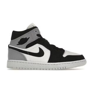 NIKE Air Jordan 1 Mid SE "Light Steal Grey" Sneakers Size 9